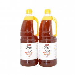 지금먹을때 가장 맛있는 감식초 [천연발효식초] 1.8ℓ × 2병